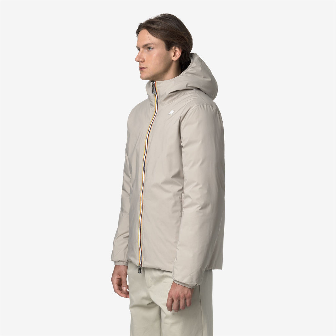 JACK ST THERMO REVERSIBLE - Jackets - Short - MAN - Beige Cashmere-Black Olive