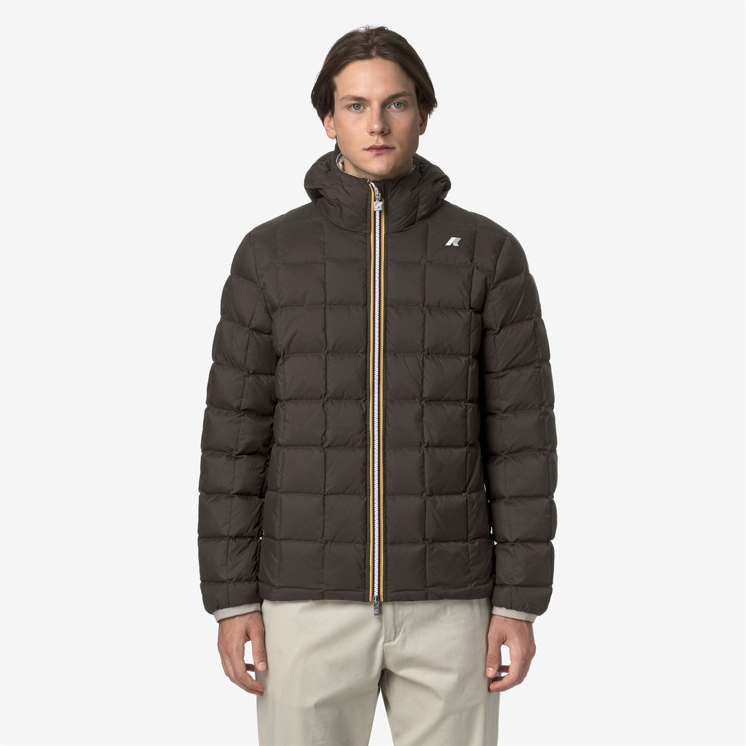 JACK ST THERMO REVERSIBLE - Jackets - Short - MAN - Beige Cashmere-Black Olive