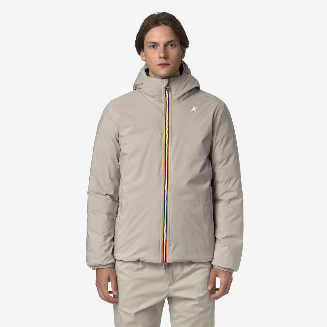 JACK ST THERMO REVERSIBLE - Jackets - Short - MAN - Beige Cashmere-Black Olive