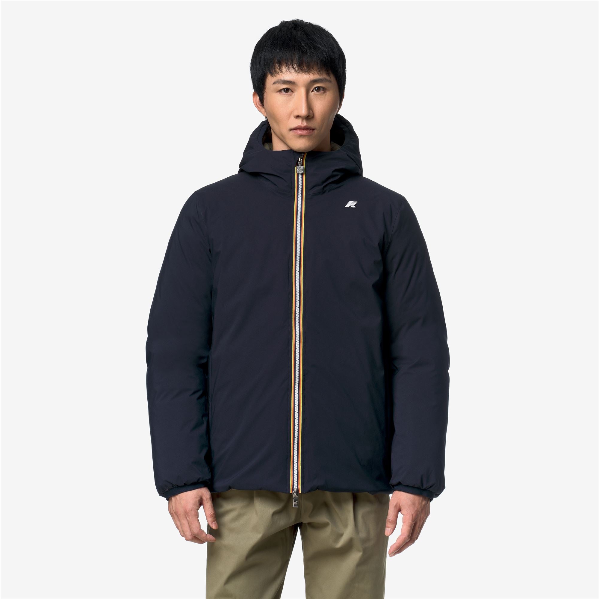 Jackets_Man_JACK ST THERMO DOUBLE_Short_Blue Depth - Green Army - Commercial 4