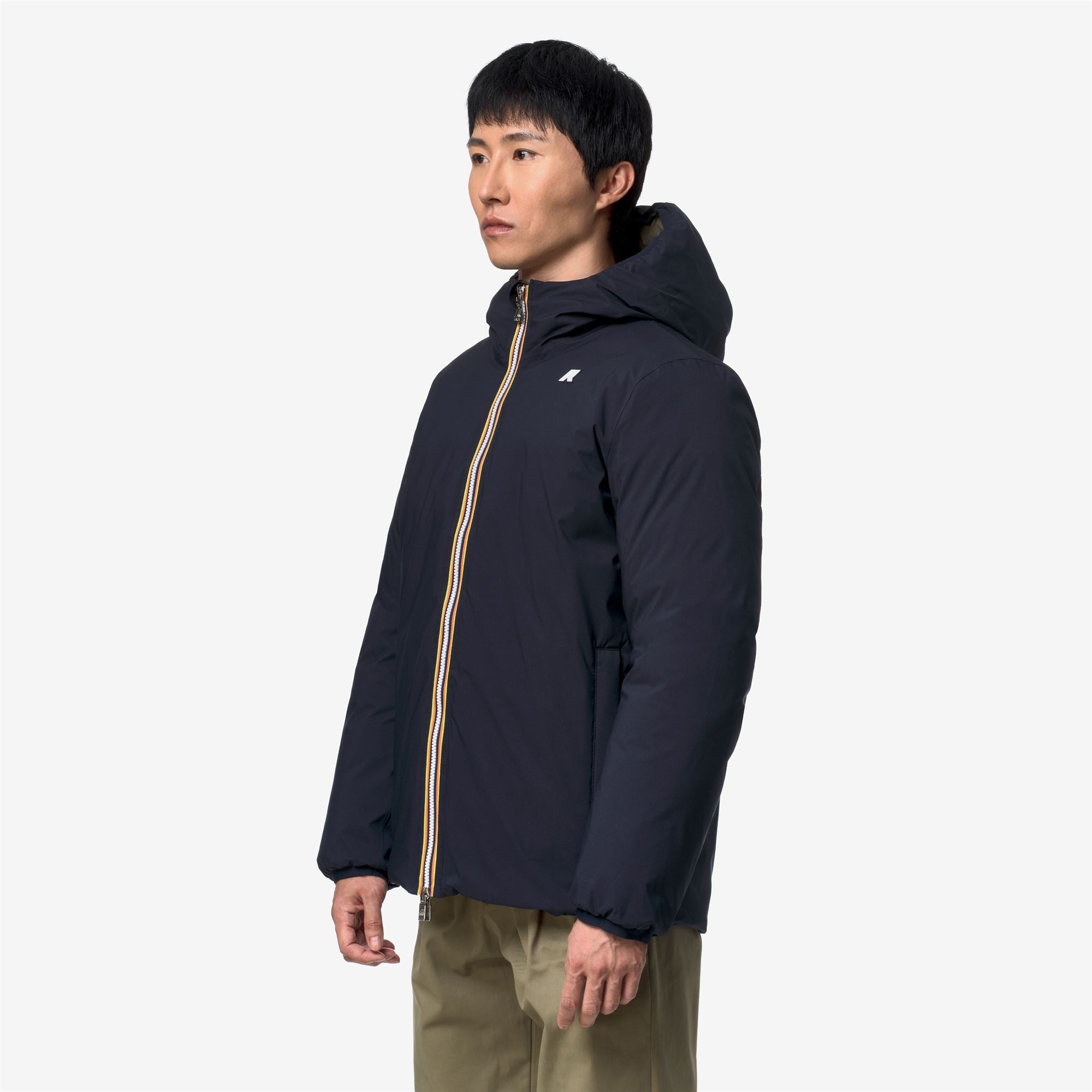 Jackets_Man_JACK ST THERMO DOUBLE_Short_Blue Depth - Green Army - Commercial 5