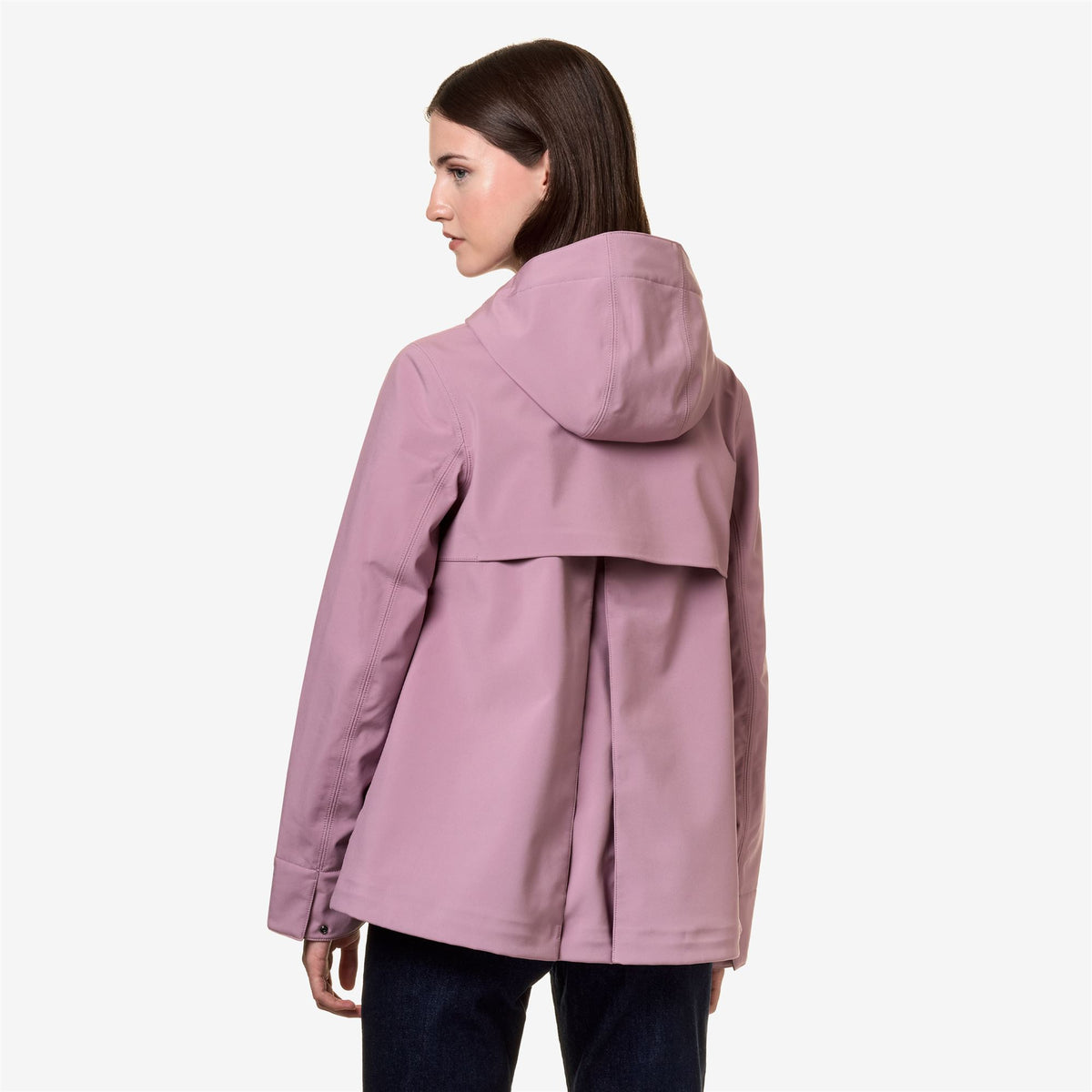 Jackets_Woman_MADLAINE BONDED V_Mid_Violet Dusty - Blue Depth - Commercial 6