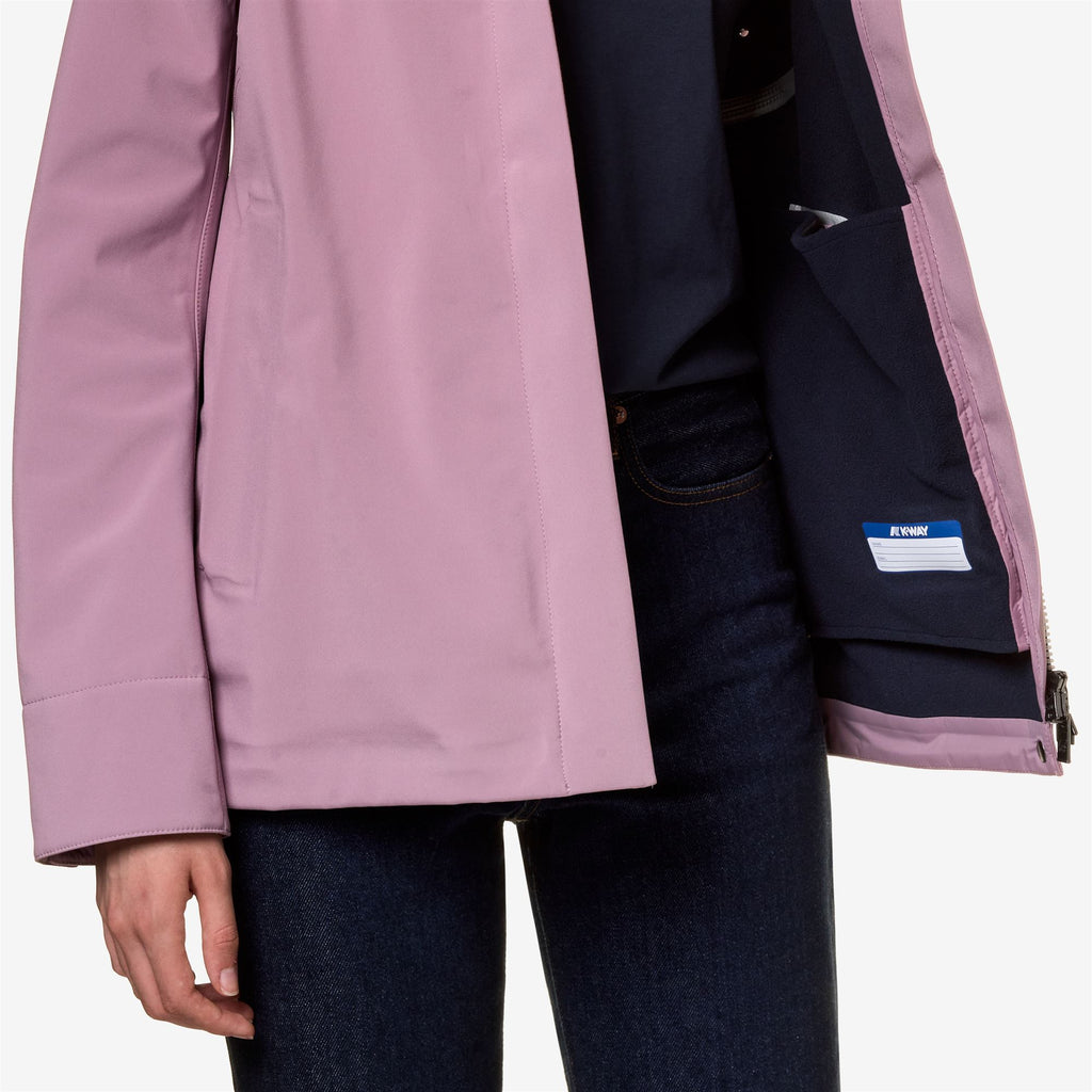 Jackets_Woman_MADLAINE BONDED V_Mid_Violet Dusty - Blue Depth - Commercial 7