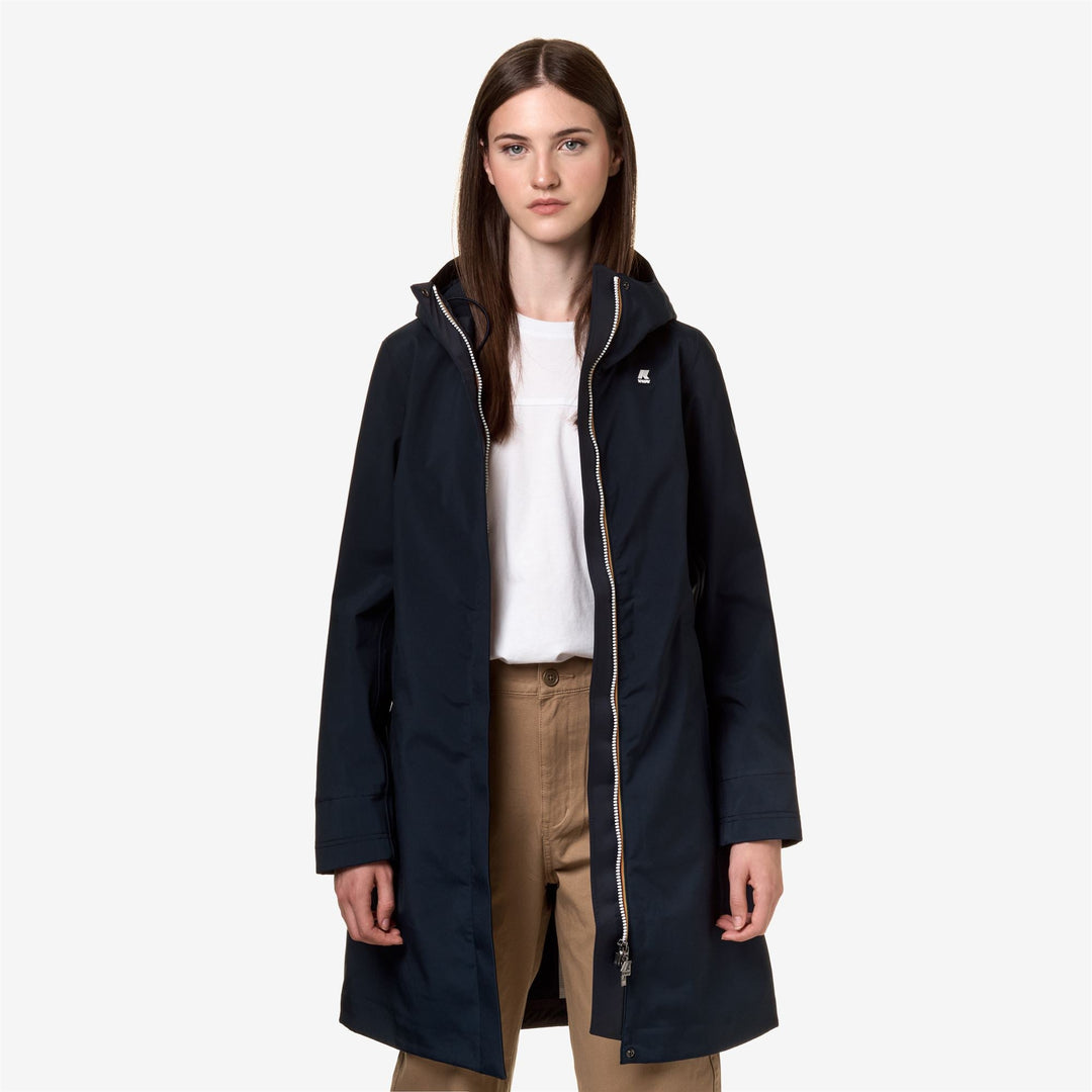 STEPHY BONDED - Jackets - 3/4 LENGTH - WOMAN - BLUE DEPTH-BLUE DEPTHS main