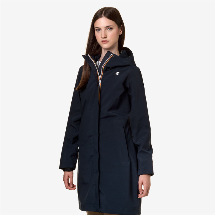 STEPHY BONDED - Jackets - 3/4 LENGTH - WOMAN - BLUE DEPTH-BLUE DEPTHS 4