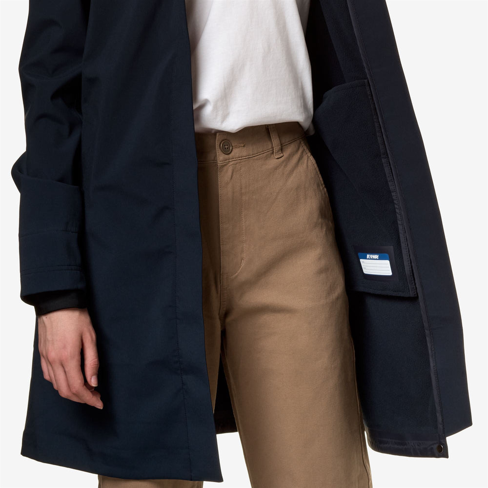 STEPHY BONDED - Jackets - 3/4 LENGTH - WOMAN - BLUE DEPTH-BLUE DEPTHS 02