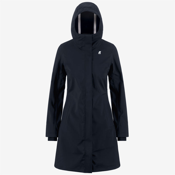 STEPHY BONDED - Jackets - 3/4 LENGTH - WOMAN - BLUE DEPTH-BLUE DEPTHS 1