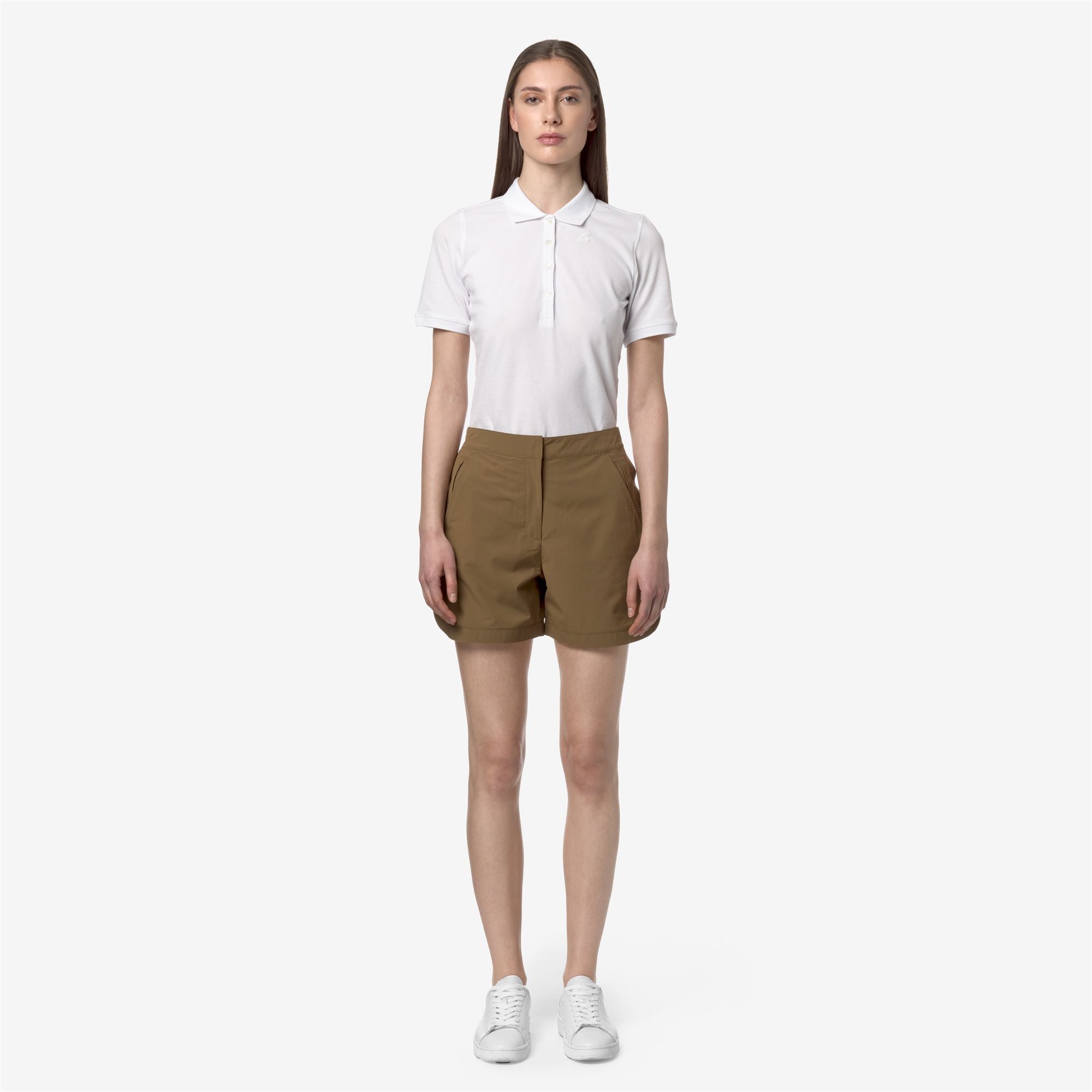 Shorts_Woman_ANNISE_Sport Shorts_Brown Corda - Commercial 4
