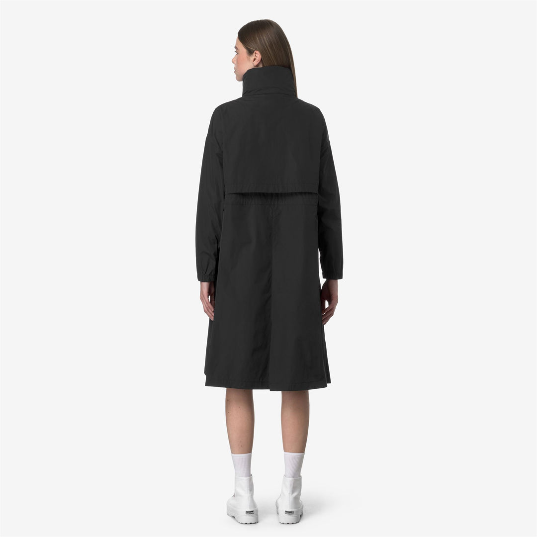 AUBE MEMORY TOUCH - Vestes - Long - Femme - Black Pure main