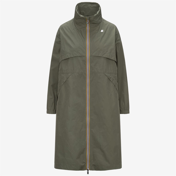 AUBE MEMORY TOUCH - Jackets - Long - WOMAN - GREEN LICHEN