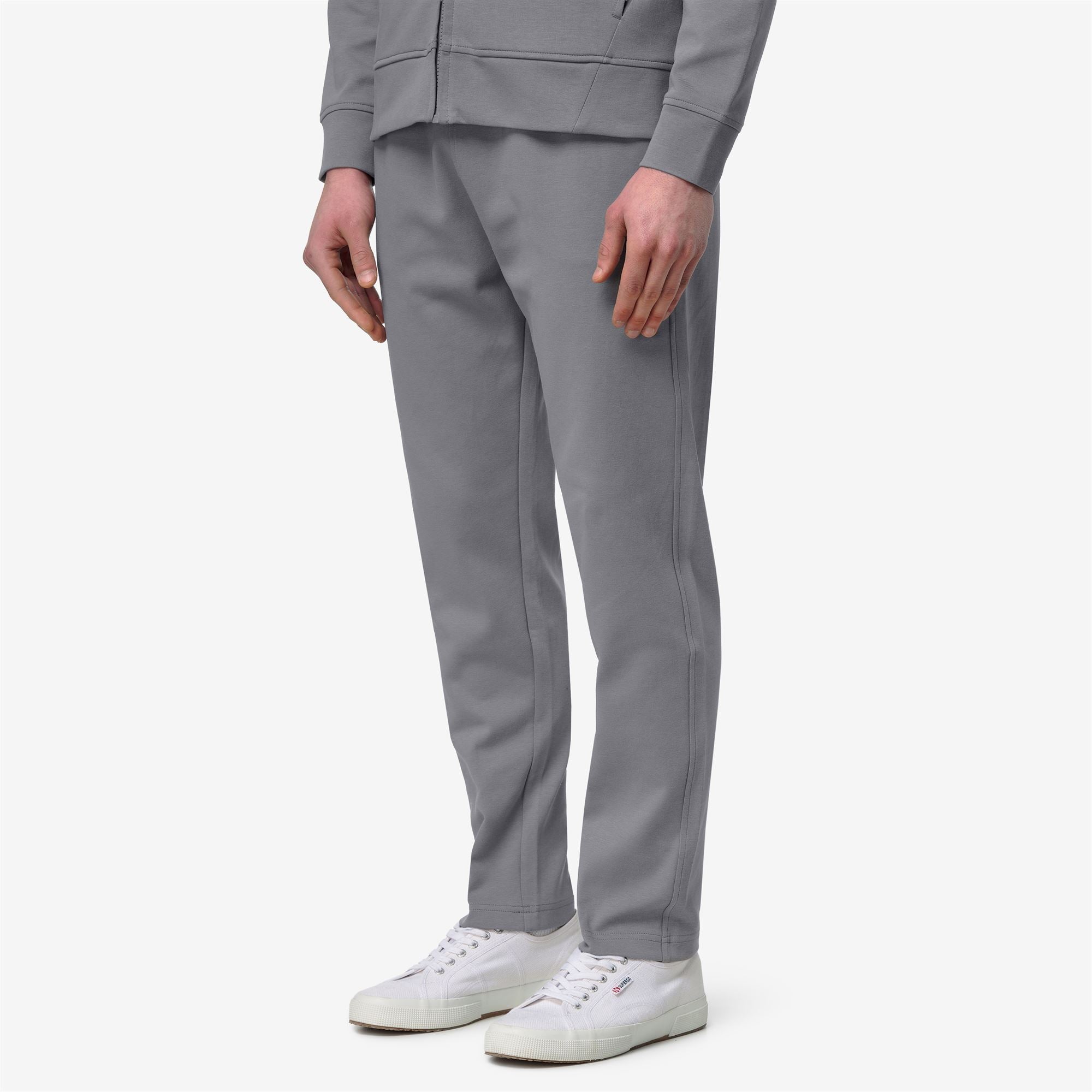 Pants_Man_ITON INTERLOCK_Sport Trousers_Grey Frost - Commercial 5