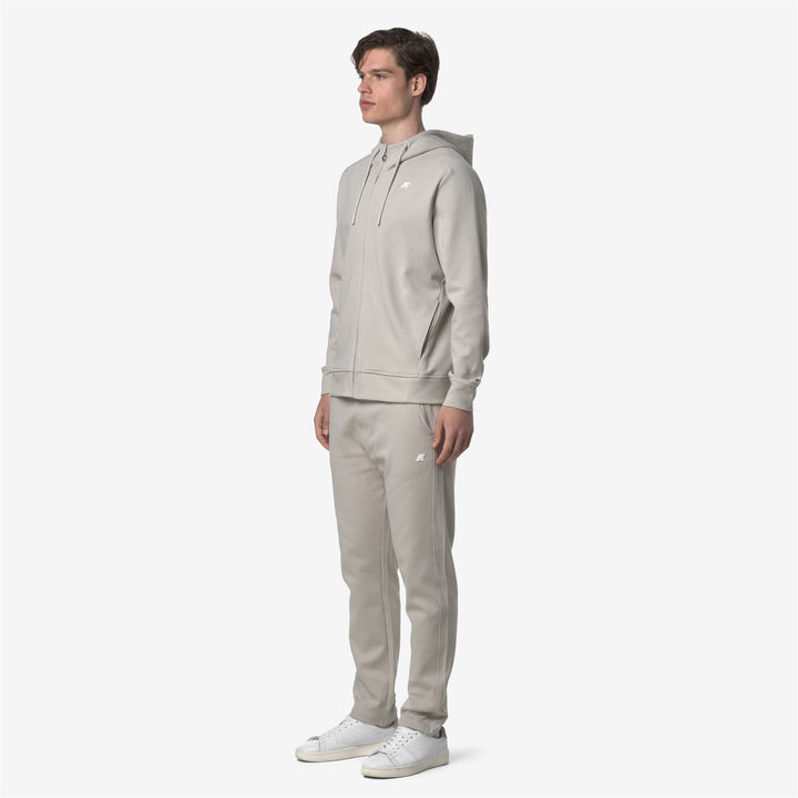 ITON INTERLOCK - Pants - Sport Trousers - MAN - BEIGE LT