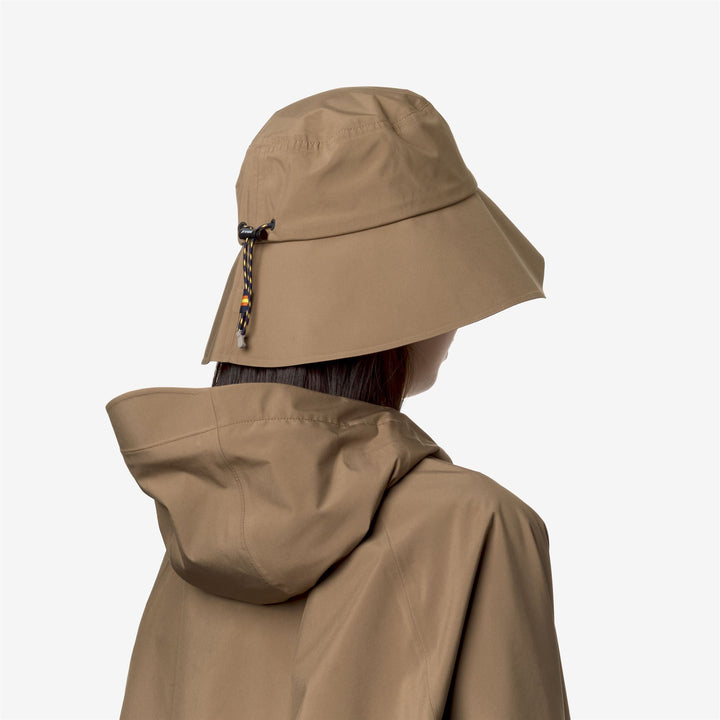 PASCALETTE CLEAN LOOK 3L - Headwear - Hat - WOMAN - BROWN CORDA-RED DK 3