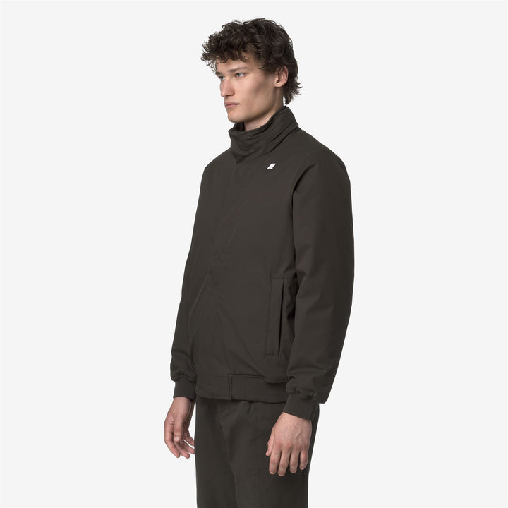 AMAURY TWILL MARMOTTA - Jackets - Short - MAN - Black Olive-Blue Airforce
