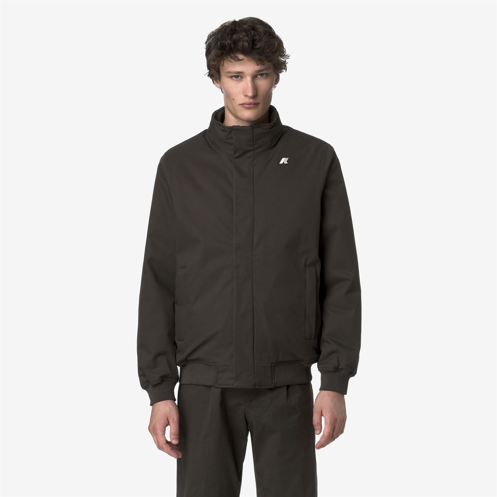 AMAURY TWILL MARMOTTA - Jackets - Short - MAN - Black Olive-Blue Airforce 02