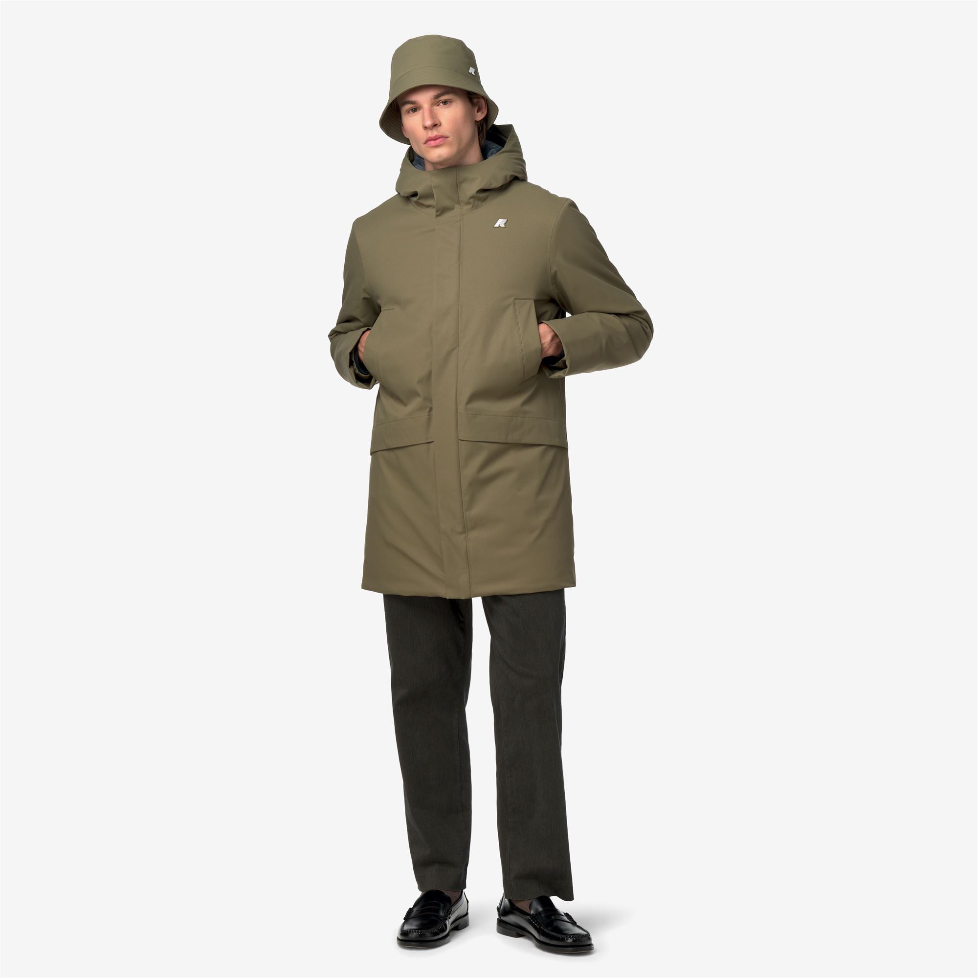 Jackets_Man_JARNO TWILL MARMOTTA_Short_Green Army - Blue Airforce - Commercial 7