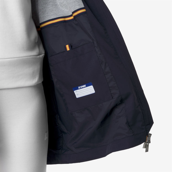 SOPHIE STRETCH POLY JERSEY - Jackets - Mid - WOMAN - BLUE DEPTH