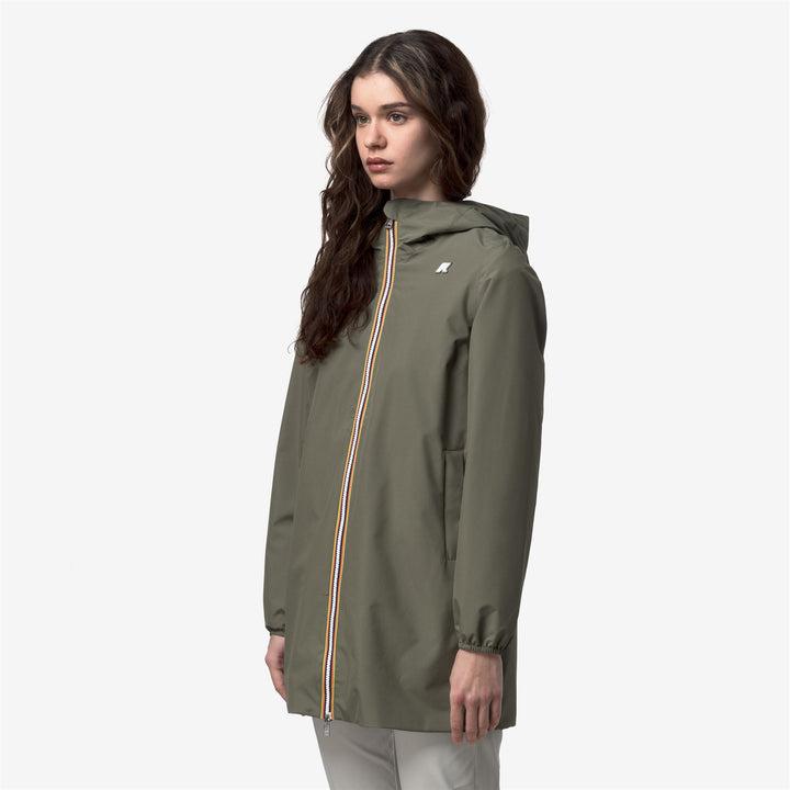 SOPHIE STRETCH POLY JERSEY - Vestes - Milieu - Femme - Green Lichen 3