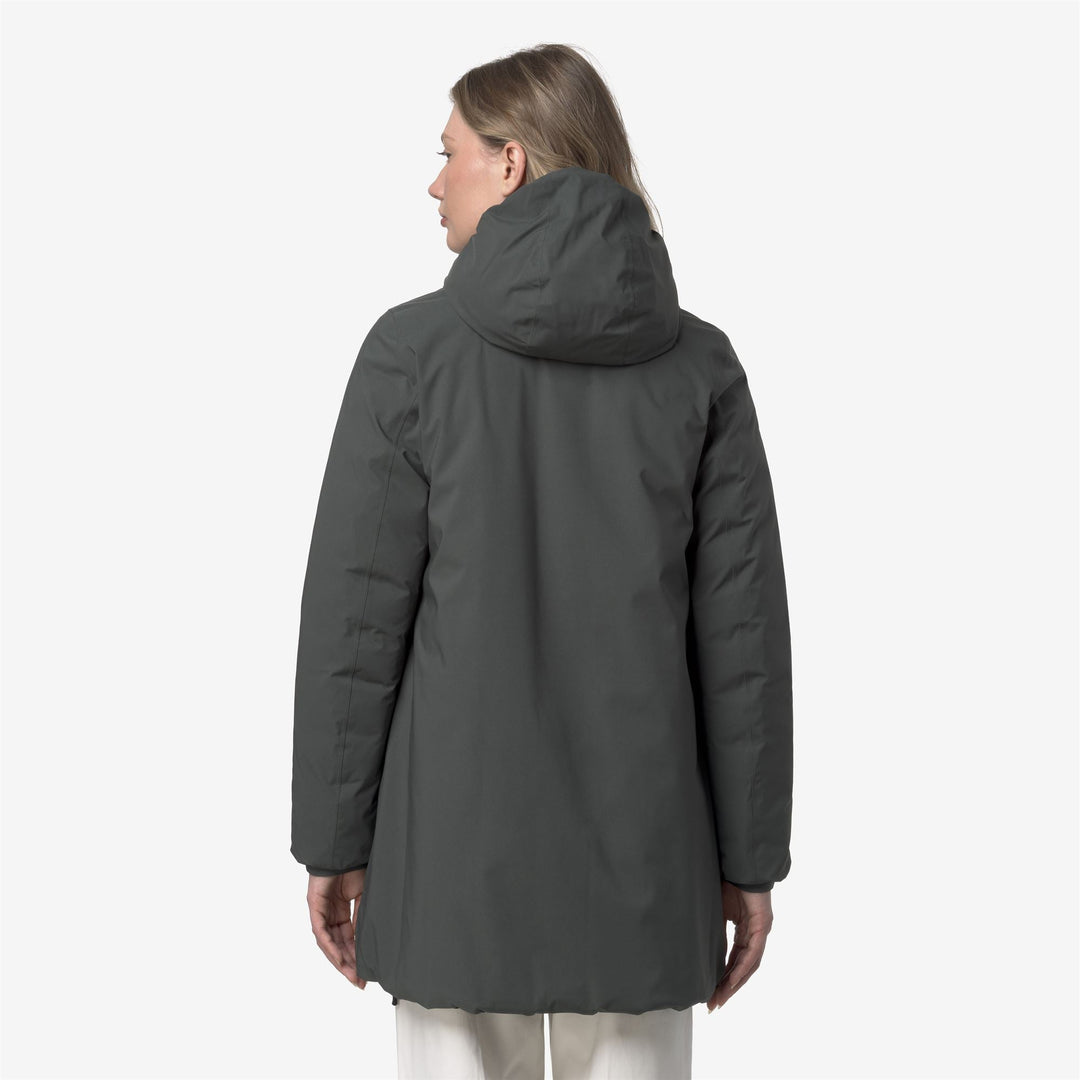 SOPHIE ST THERMO REVERSIBLE - Jackets - Mid - WOMAN - GREEN BLACKISH-Black Pure
