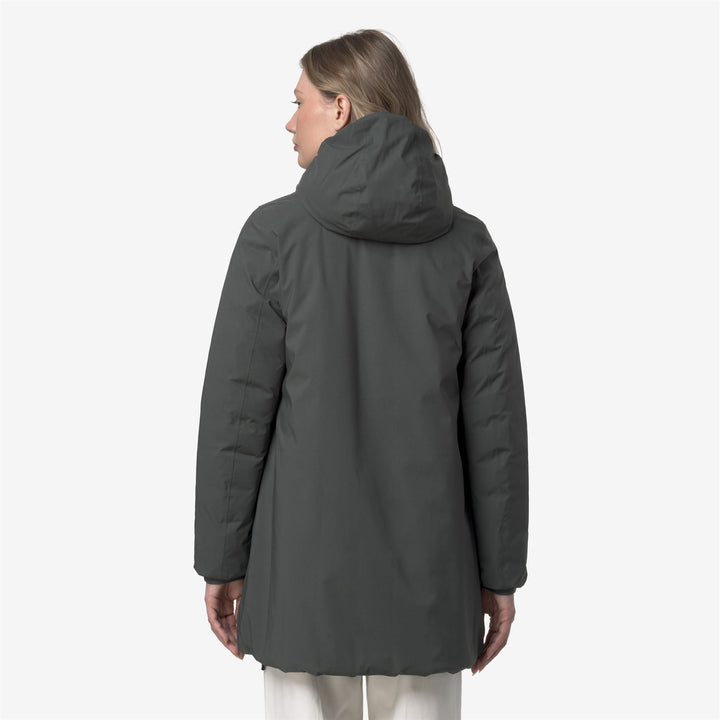 SOPHIE ST THERMO REVERSIBLE - Jackets - Mid - WOMAN - GREEN BLACKISH-Black Pure