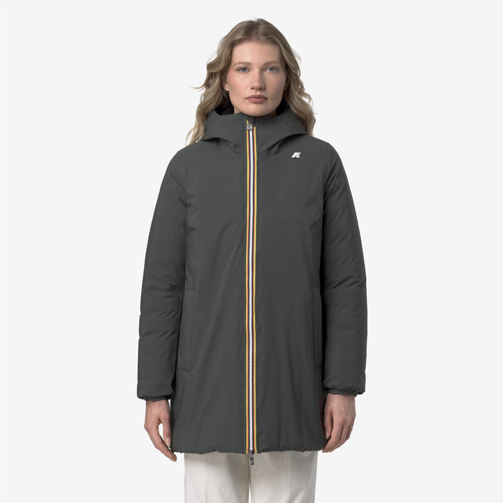 SOPHIE ST THERMO REVERSIBLE - Jackets - Mid - WOMAN - GREEN BLACKISH-Black Pure