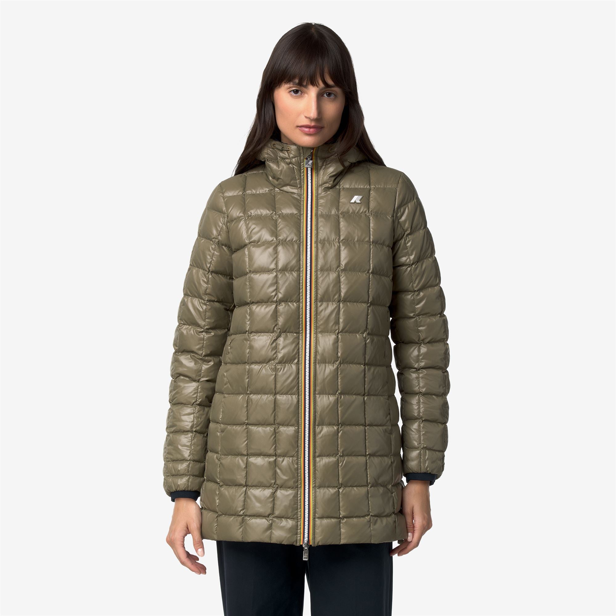 Jackets_Woman_SOPHIE ST THERMO DOUBLE_Mid_Blue Depth - Green Army - Commercial 3