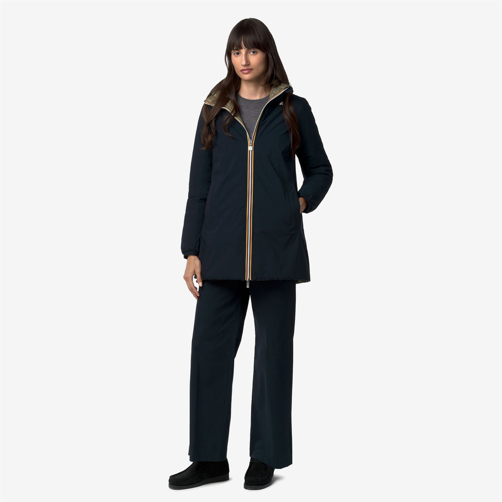 Jackets_Woman_SOPHIE ST THERMO DOUBLE_Mid_Blue Depth - Green Army - Commercial 7