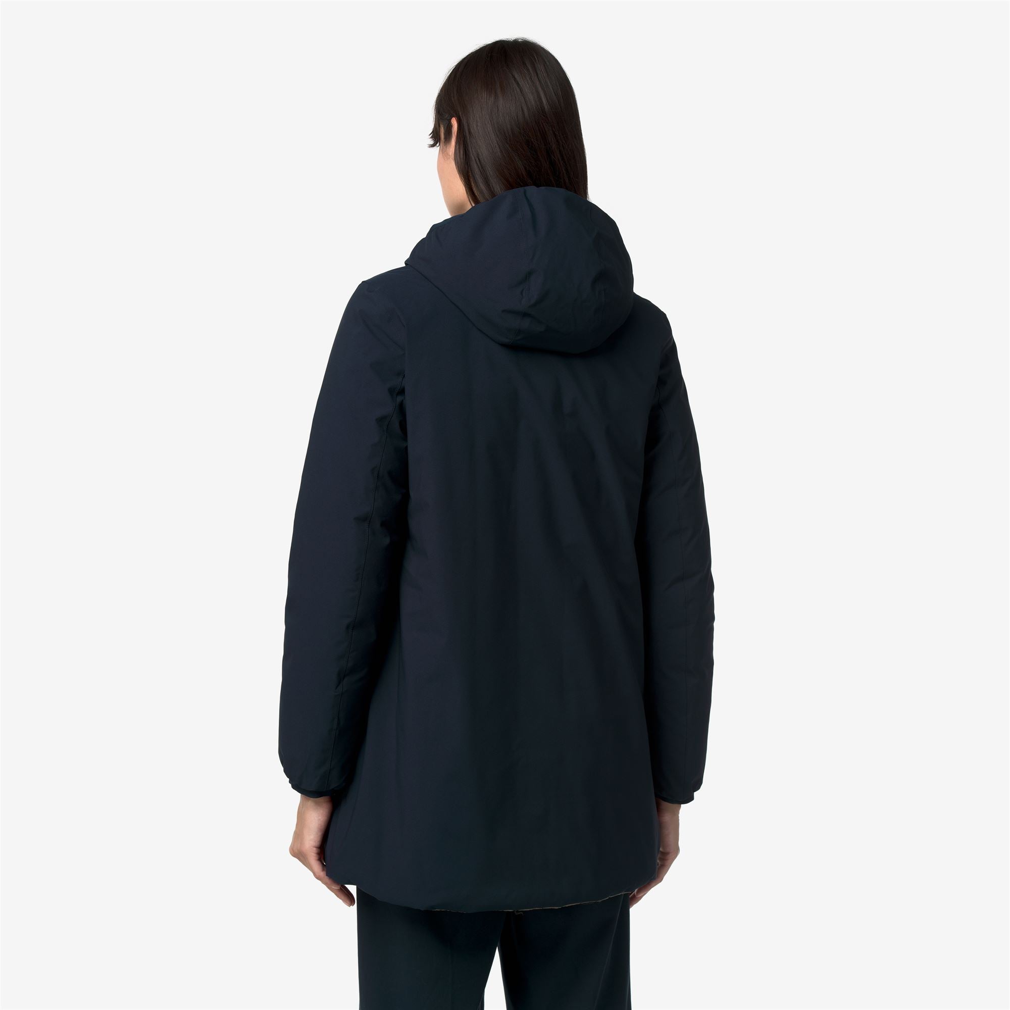 Jackets_Woman_SOPHIE ST THERMO DOUBLE_Mid_Blue Depth - Green Army - Commercial 6