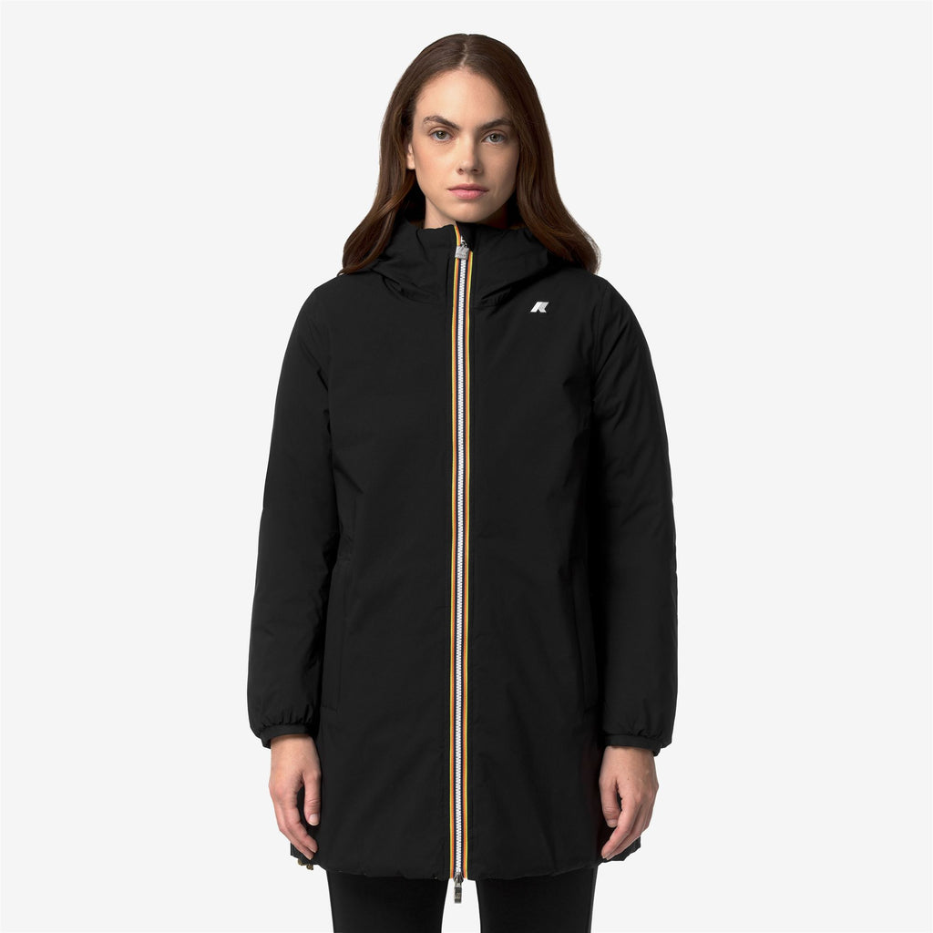 Jackets_Woman_SOPHIE ST THERMO DOUBLE_Mid_Black Pure - Beige Khaki - Commercial 4