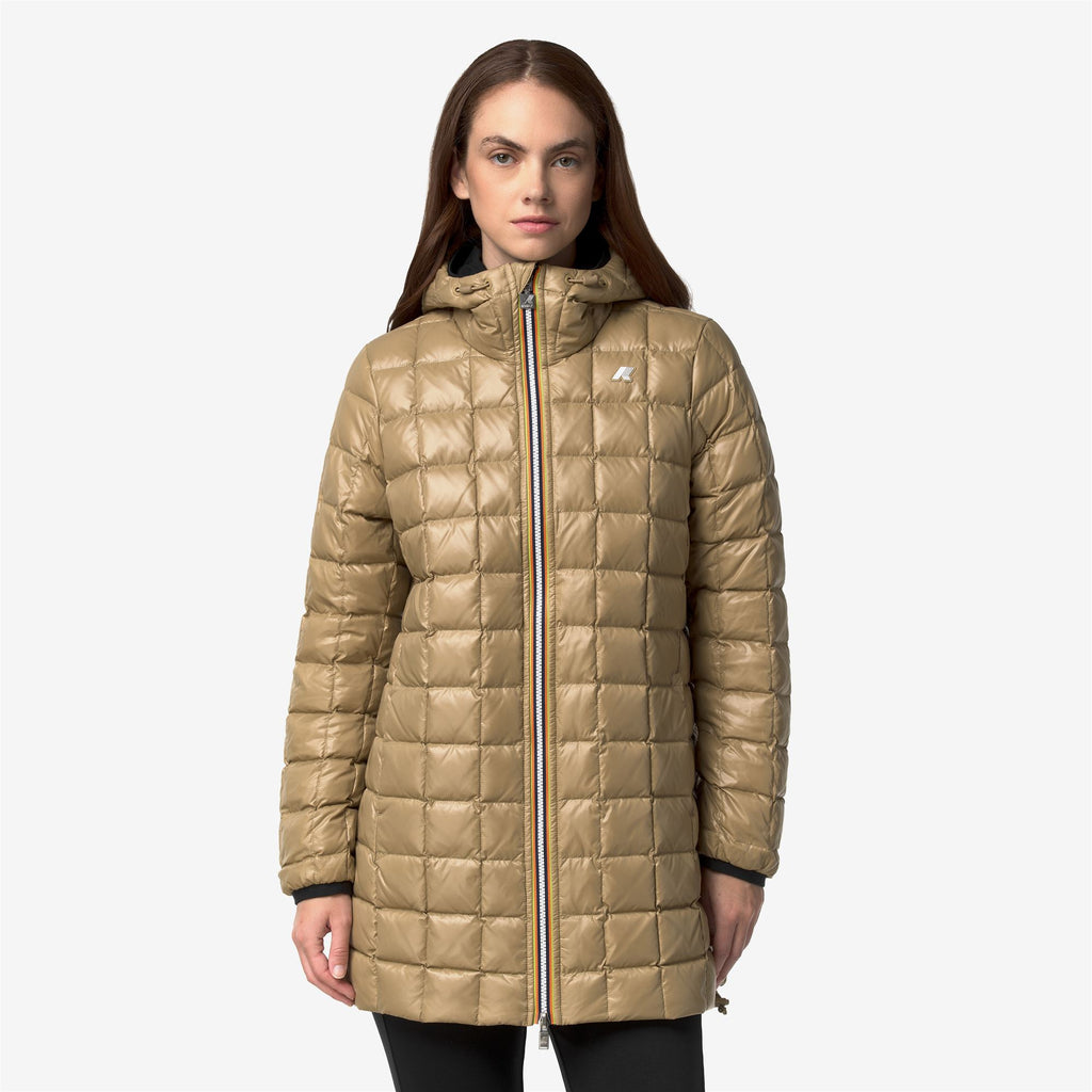 Jackets_Woman_SOPHIE ST THERMO DOUBLE_Mid_Black Pure - Beige Khaki - Commercial 3