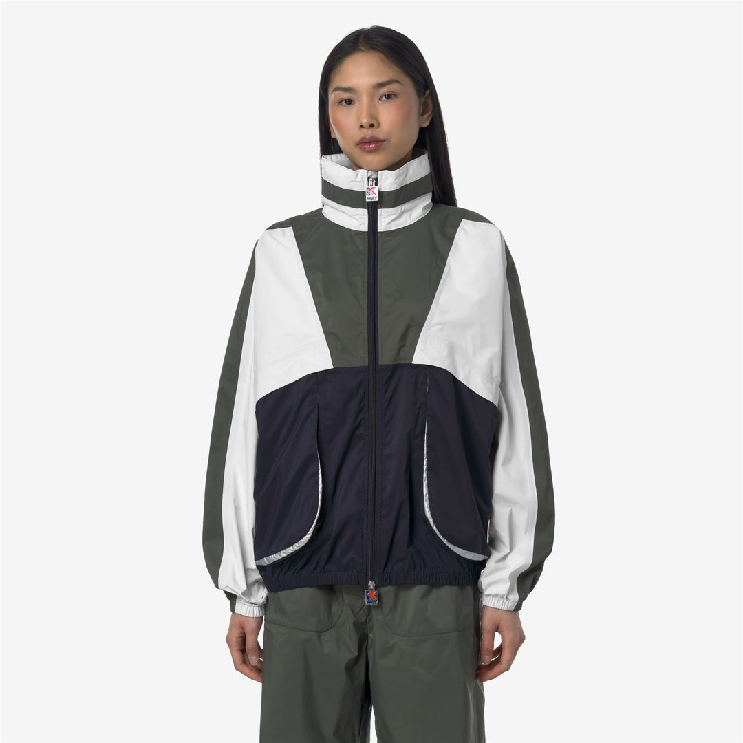 7002 FULL ZIP - Jackets - Short - UNISEX - BLUE WHITE GREEN