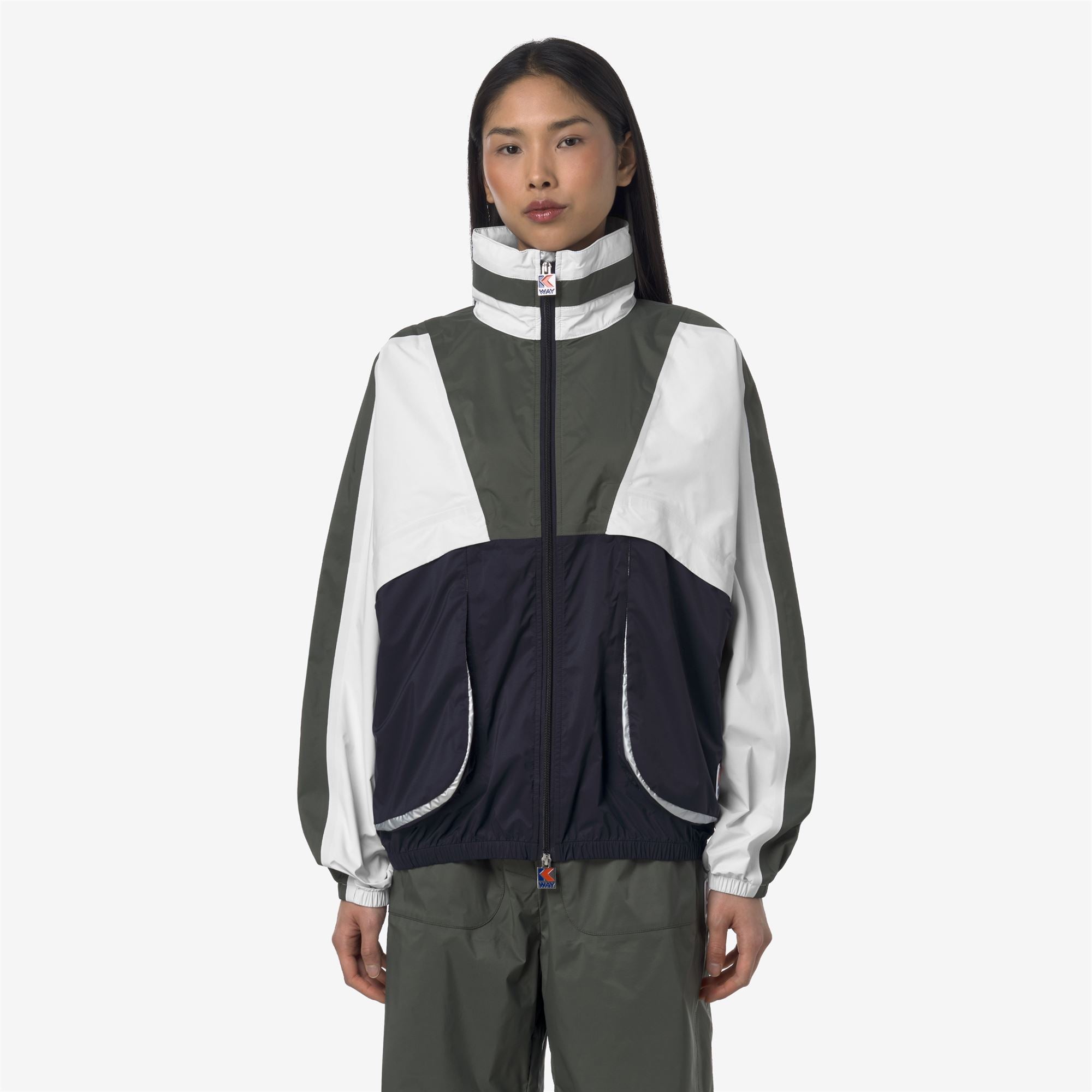 Jackets_UNISEX_7002 FULL ZIP_Short_BLUE WHITE GREEN - Commercial 4