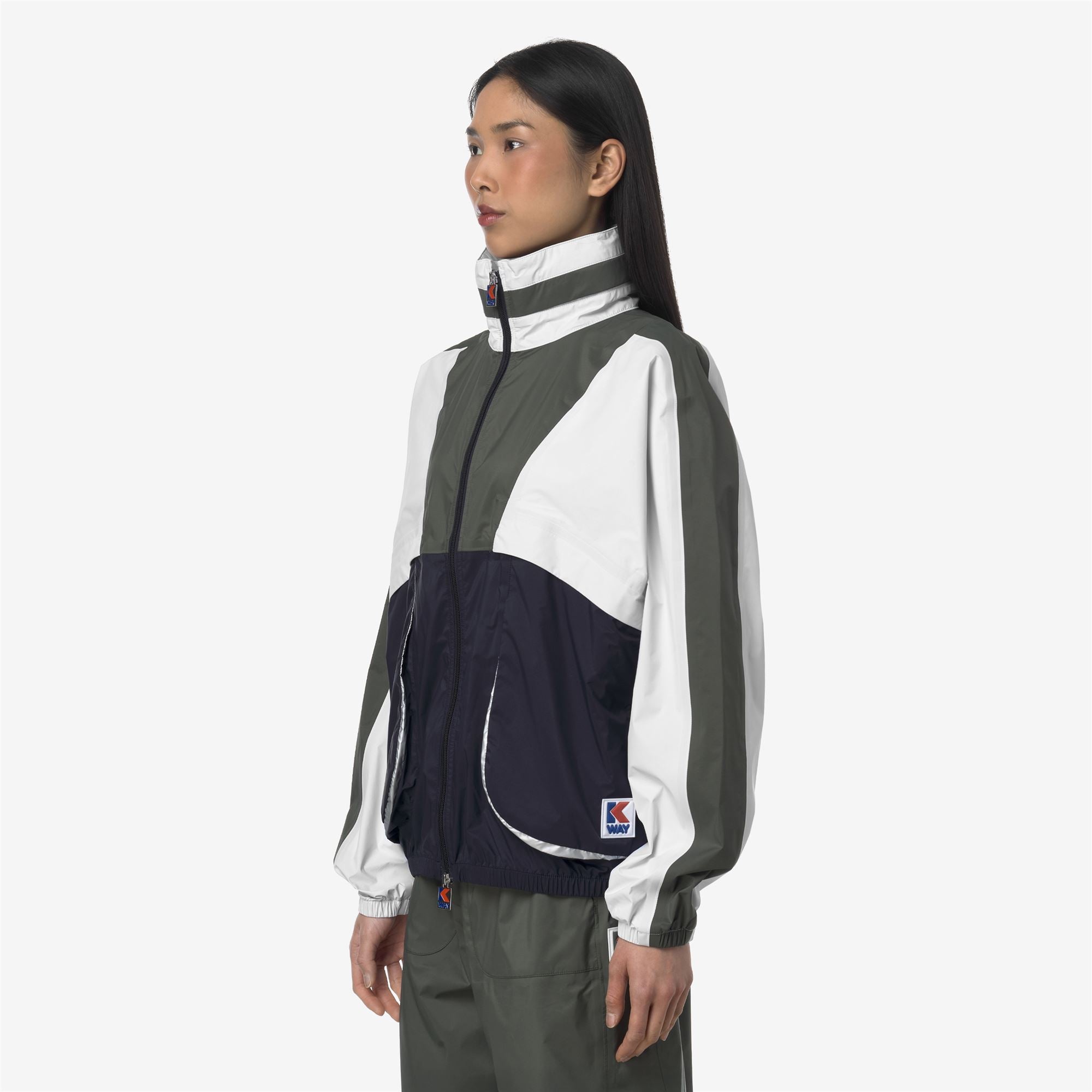 Jackets_UNISEX_7002 FULL ZIP_Short_BLUE WHITE GREEN - Commercial 5