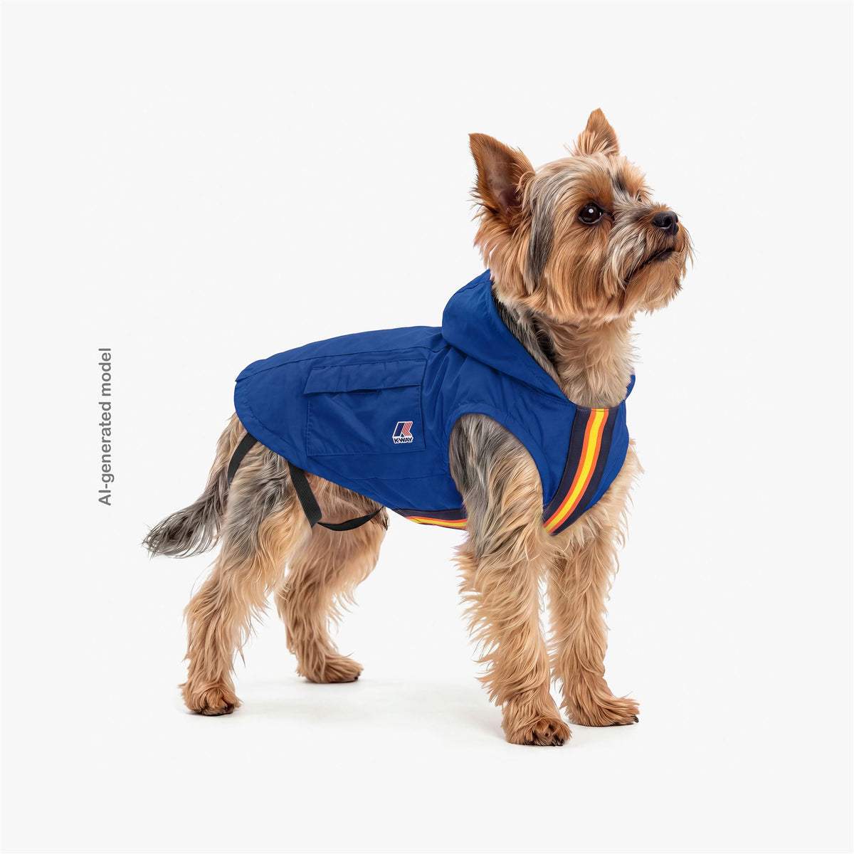 Jackets_UNISEX_  BEVERLY_Dog Coat_Blue Royal Marine - Commercial 6