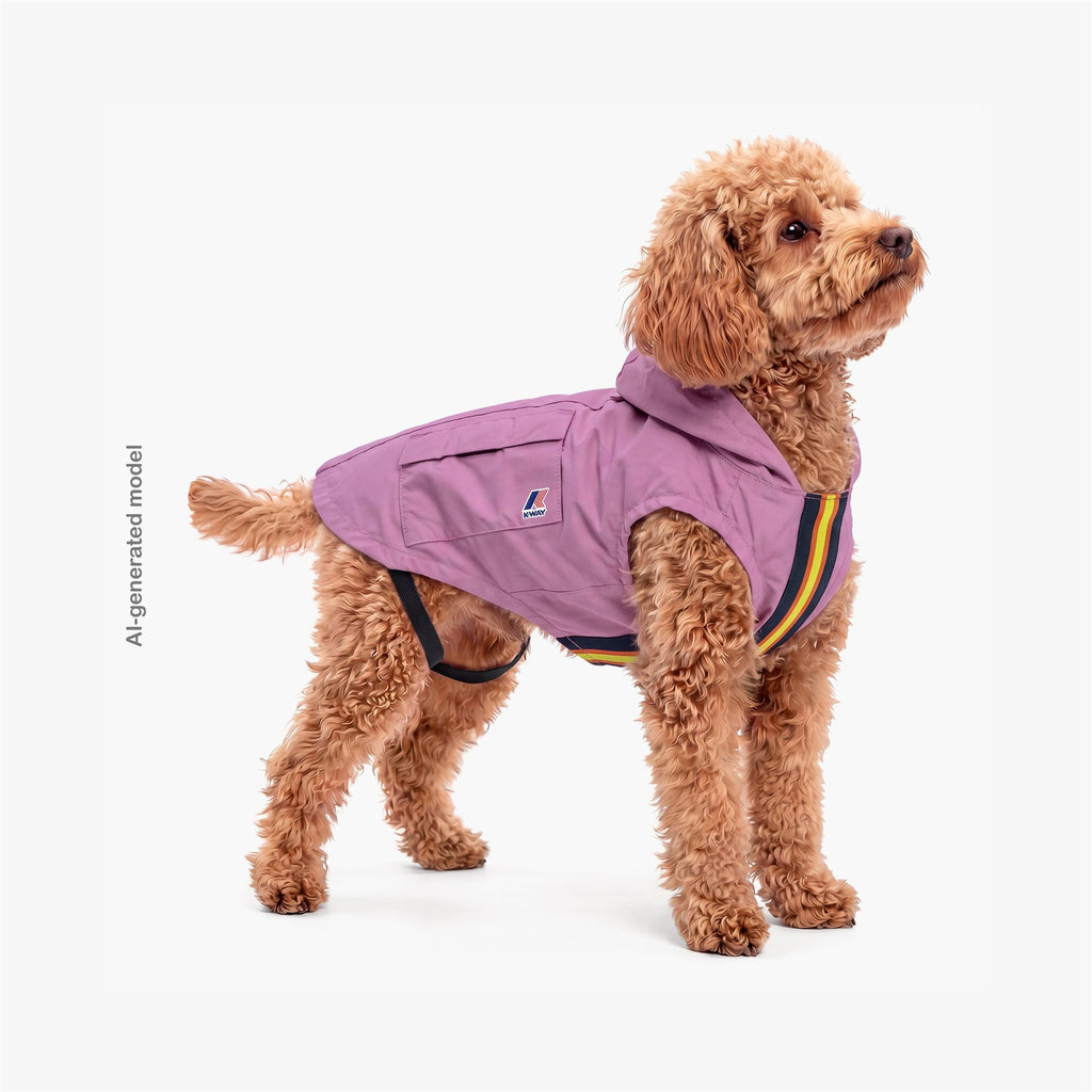 Jackets_UNISEX_BEVERLY_Dog Coat_Violet Glicine - Commercial 6