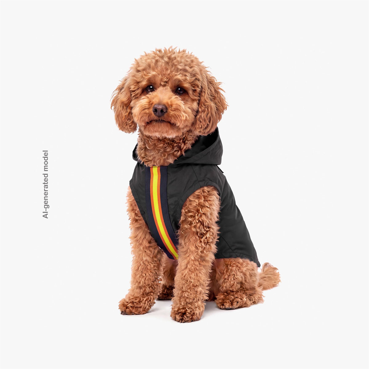 Jackets_Unisex_BEVERLY_Dog Coat_Black Pure - Commercial 4