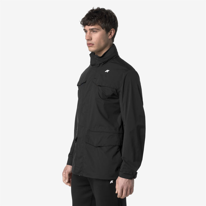 MANUEL STRETCH NYLON JERSEY - Jackets - Mid - MAN - BLACK PURE