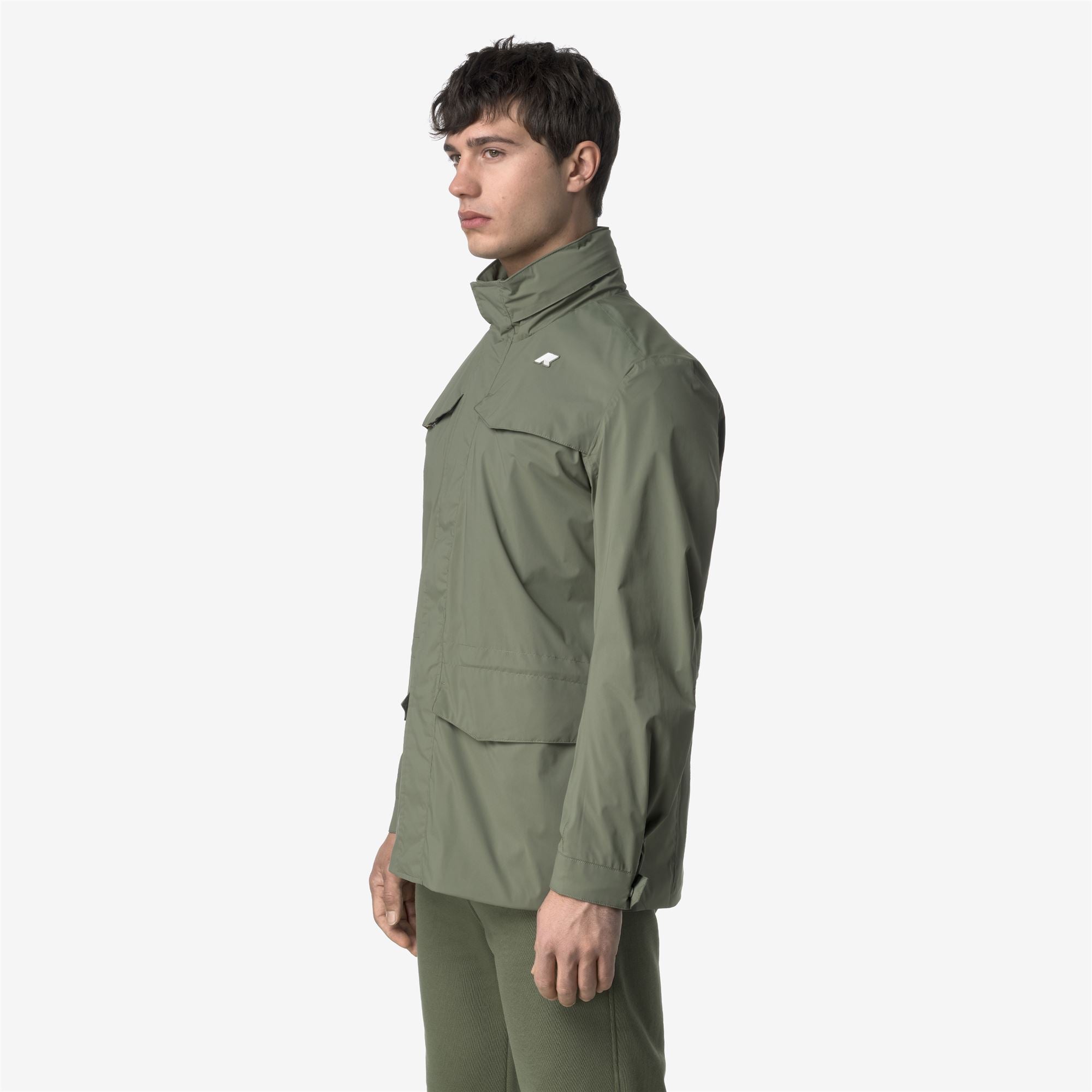 Jackets_MAN_MANUEL STRETCH NYLON JERSEY_Mid_Green Lichen - Commercial 5