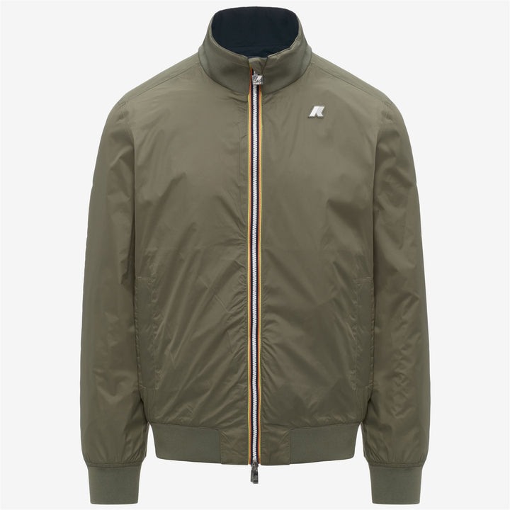 ARSENE COTTON DOUBLE - Vestes - Court - Homme - Blue Depth-Green Lichen 2