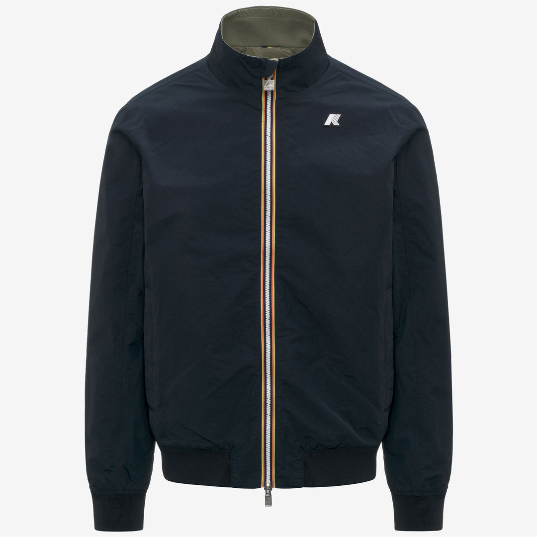 ARSENE COTTON DOUBLE - Vestes - Court - Homme - Blue Depth-Green Lichen 01