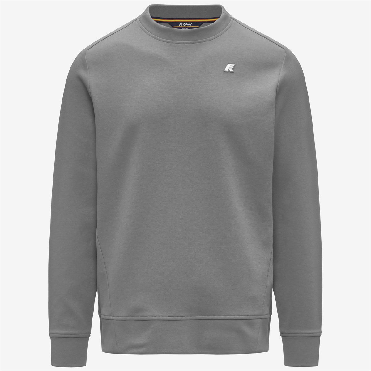 Fleece_Man_MEDINE INTERLOCK_Jumper_Grey Frost - Commercial 1