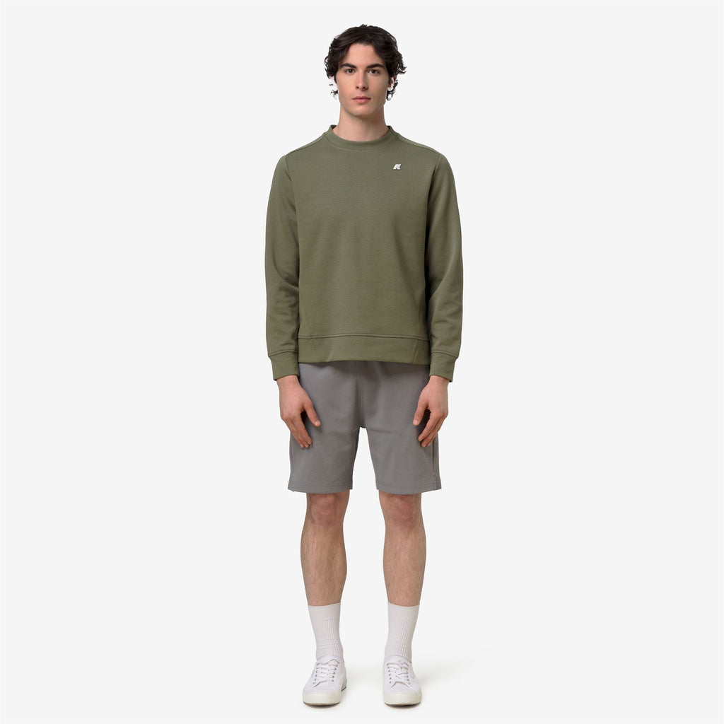 Fleece_MAN_MEDINE INTERLOCK_Jumper_Green Lichen - Commercial 4