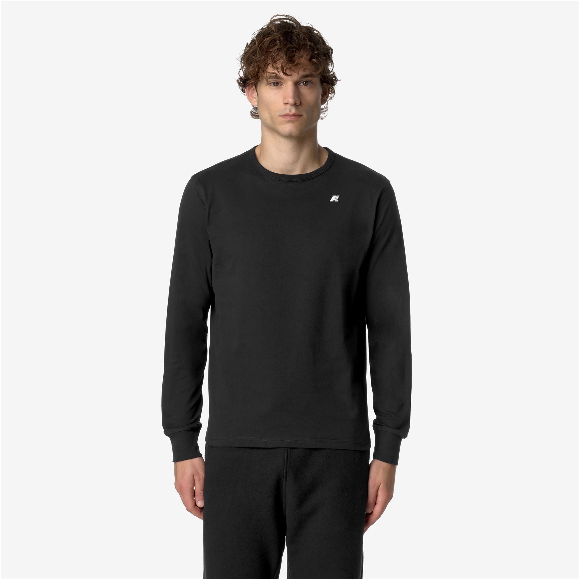 T-Shirts & Top_MAN_ELMER JS PEACH_T-Shirt_Black Pure - Commercial 4