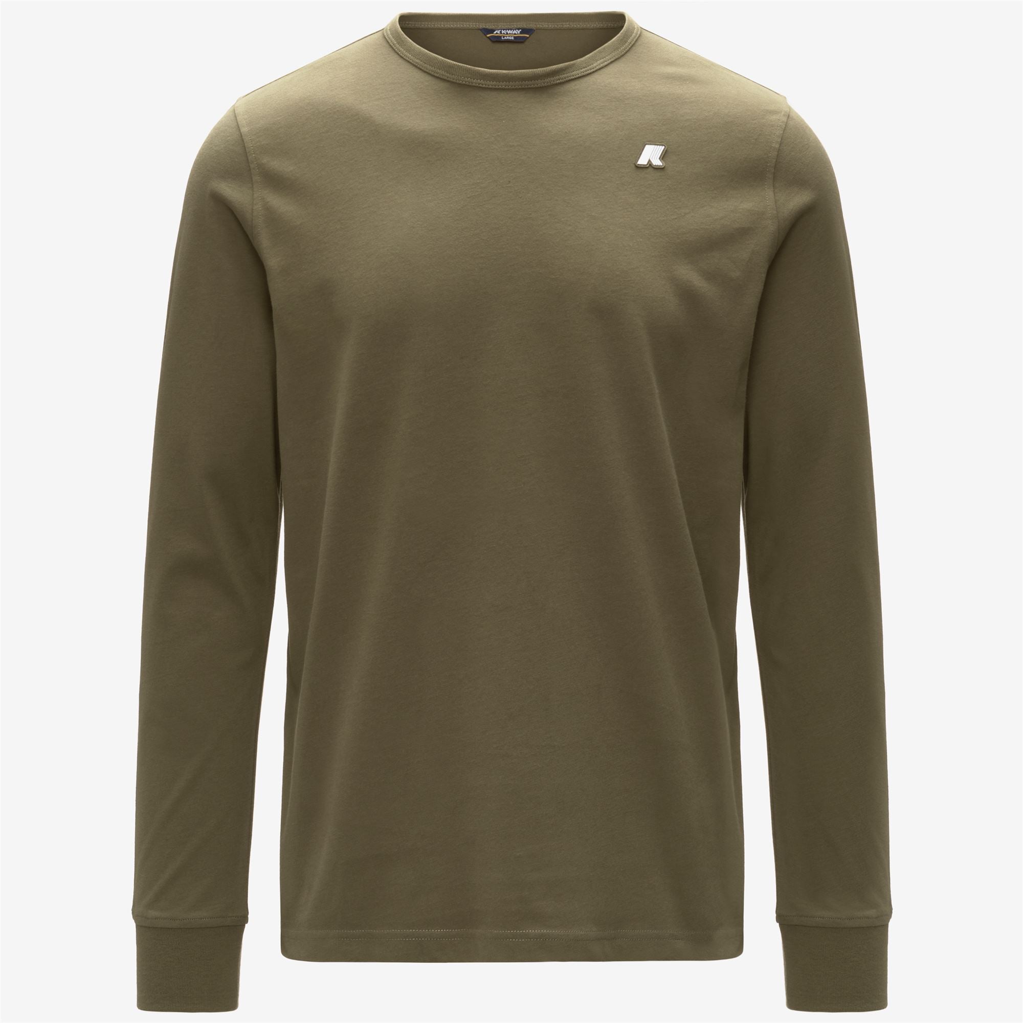 T-Shirts & Top_Man_ELMER JS PEACH_T-Shirt_Green Army - Commercial 1