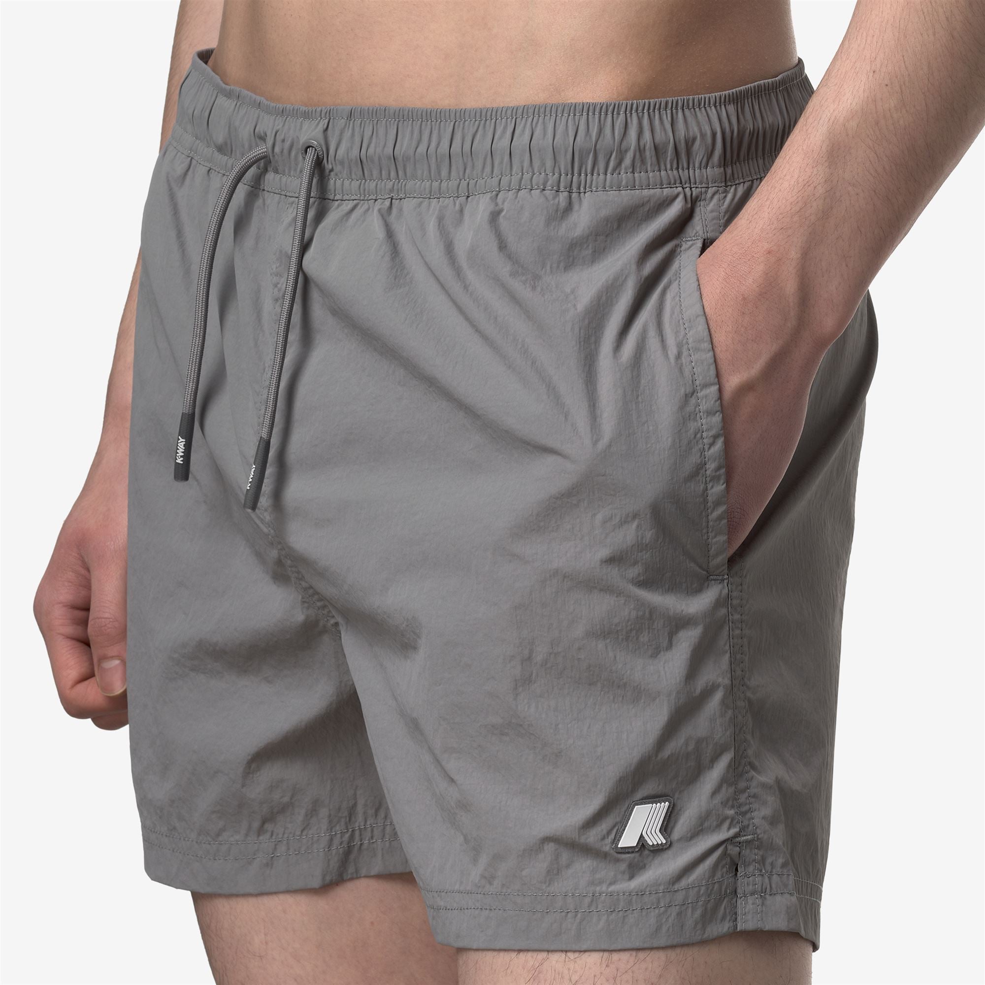 Bathing Suits_Man_HAZEL BEACH_Swimming Trunks_Grey Frost - Commercial 7