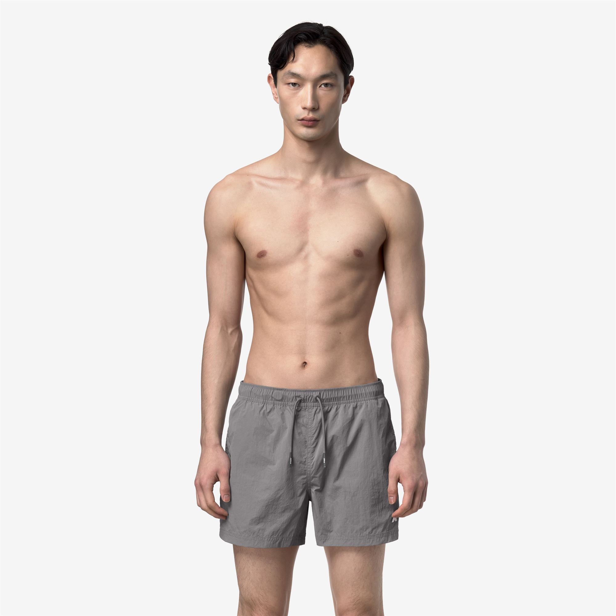 Bathing Suits_Man_HAZEL BEACH_Swimming Trunks_Grey Frost - Commercial 4