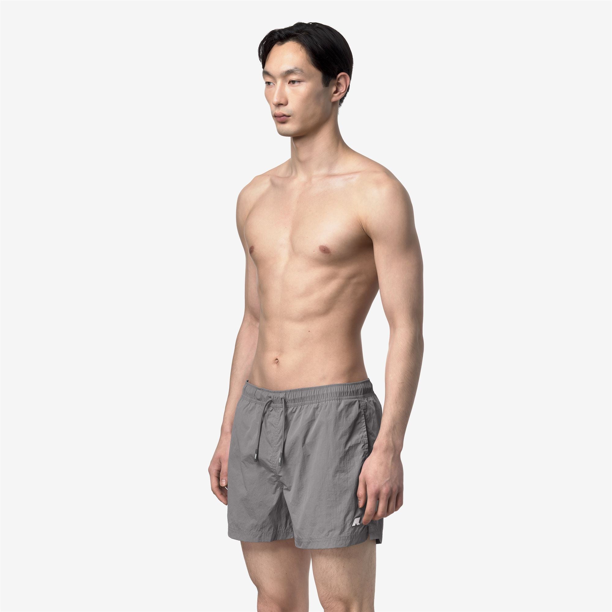 Bathing Suits_Man_HAZEL BEACH_Swimming Trunks_Grey Frost - Commercial 5