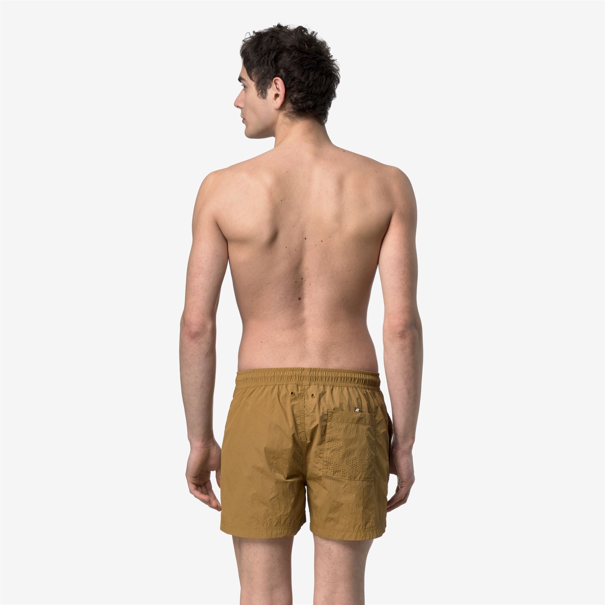 Bathing Suits_Man_HAZEL BEACH_Swimming Trunks_Brown Bistre - Commercial 6