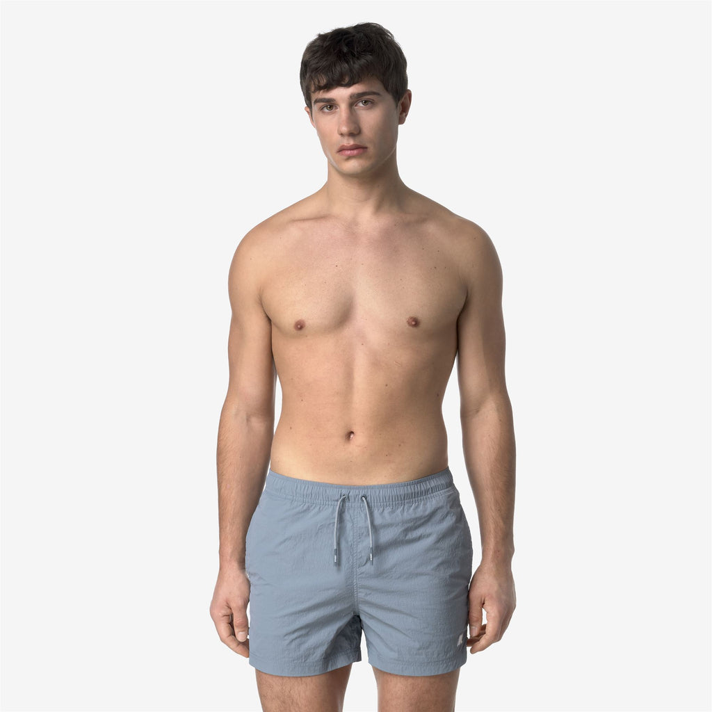Bathing Suits_MAN_HAZEL BEACH_Swimming Trunks_Grey Md - Commercial 4
