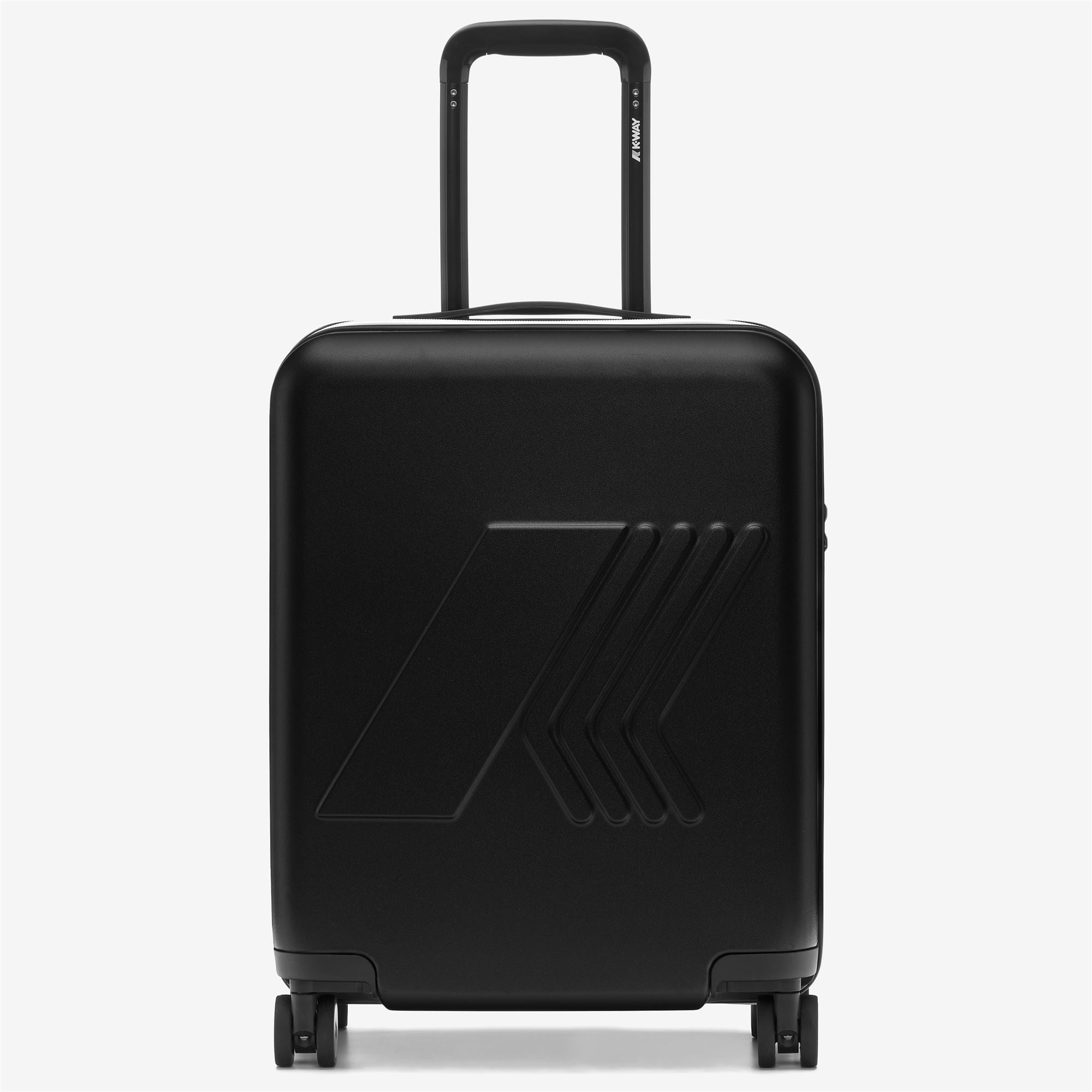 Luggage Bags_UNISEX_EUDOXIE LOGO_Trolley_Black Pure - Commercial 1